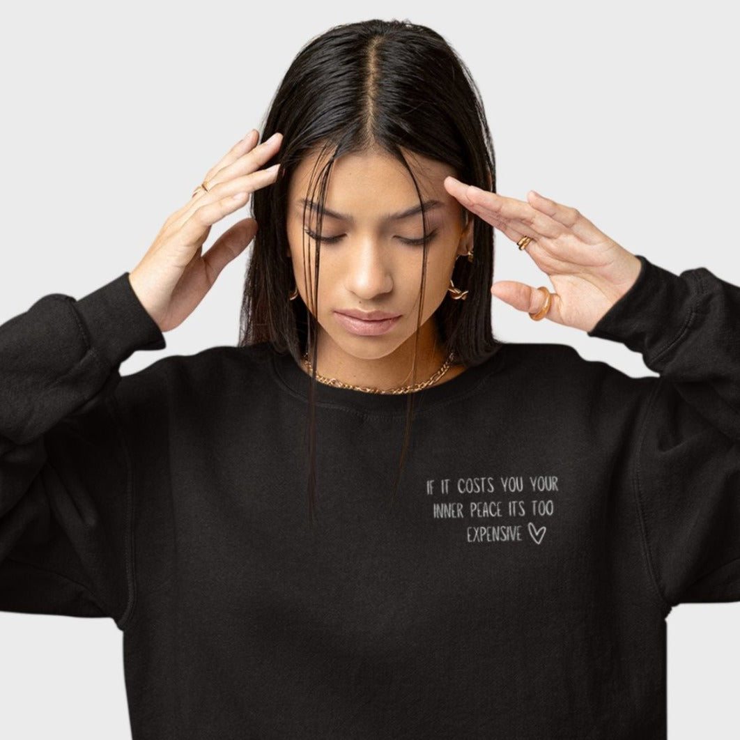 If It Costs You Your Inner Peace Unisex Organic Sweatshirt