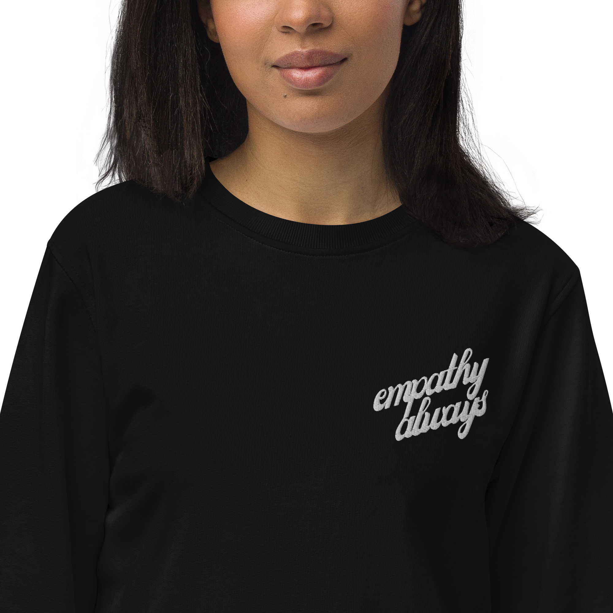Empathy clearance embroidered sweatshirt